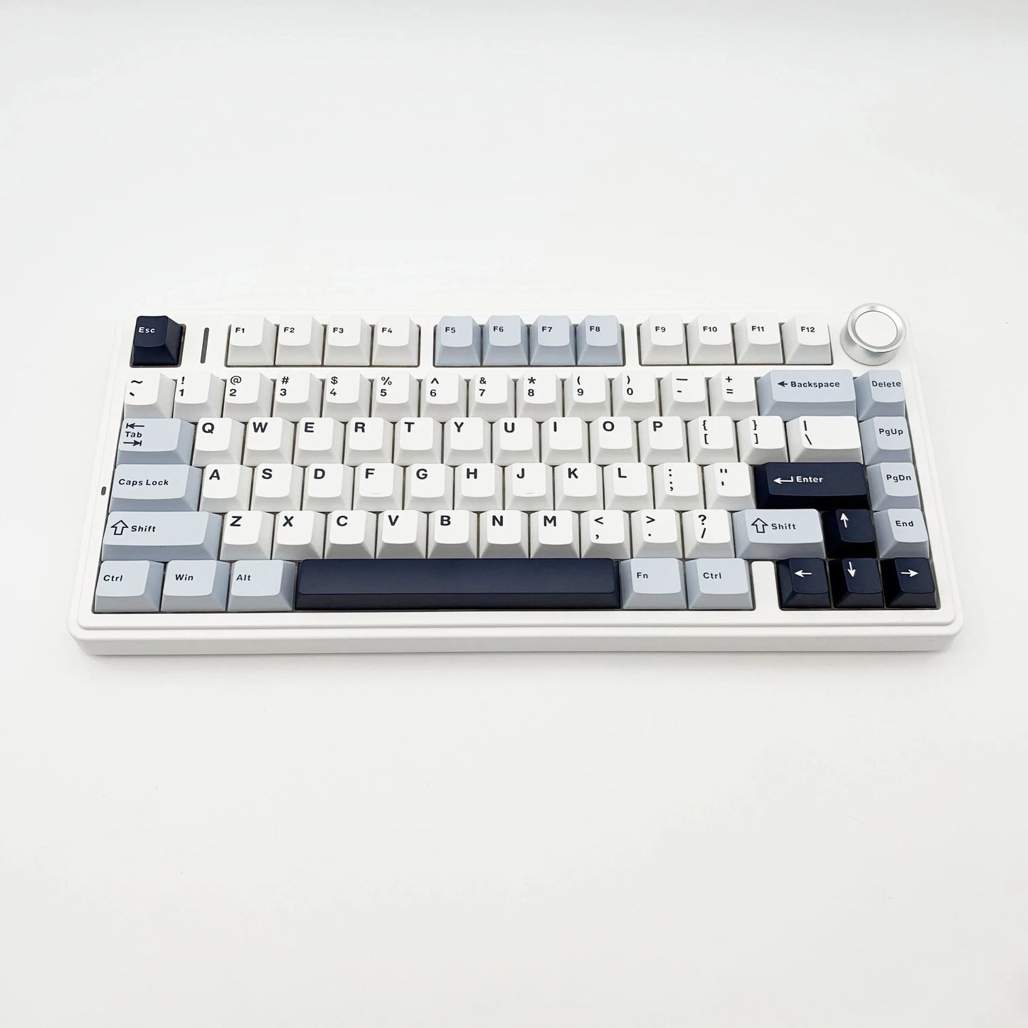 AULA F75 Gaming Mechanical Keyboard RGB 75% Layout Side-engraving Customized Gasket Mounted 80 key PBT Keycaps Wireless keyboard