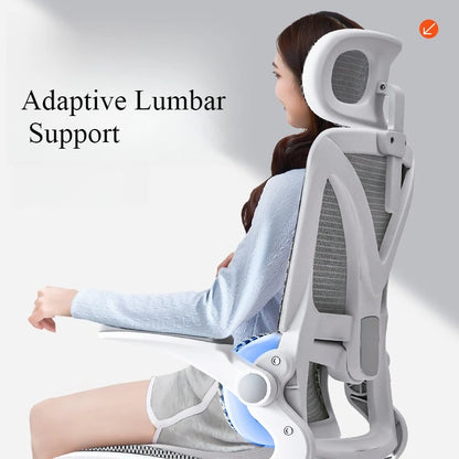Ergonomic Gaming Chair 3D Lumbar Support Racing Swivel Adjustable Breathable Mesh High Density Sponge Seat Office Chair