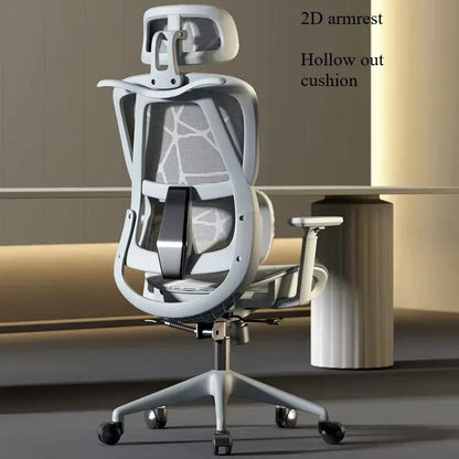 Gaming Chair Office Desk Ergonomic Computer Adjustable Armrests 3D Headrest Chair Lift Chair Back Can Tilt Back with Foot Pedals