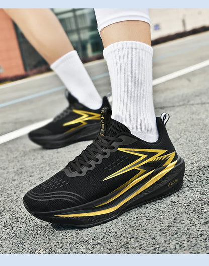 New Running Shoes Men Speciality Marathon Men's Sports Lightweight Carbon Board Women's Comfortable Athletic Nonskid Sneakers