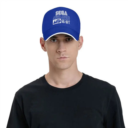 Sega Mega Drive Genesis Japanese Vinyl Baseball Cap Outdoor Sun Hat Sandwich Hat Men Summer Fishing Balaclava Golf Caps