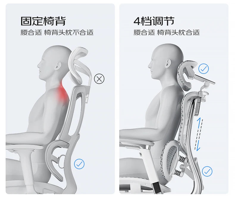 Ergonomic Computer Chair Designer Comfortable Nordic Footrest Modern Trendy Office Chair Relaxing Reading Furniture