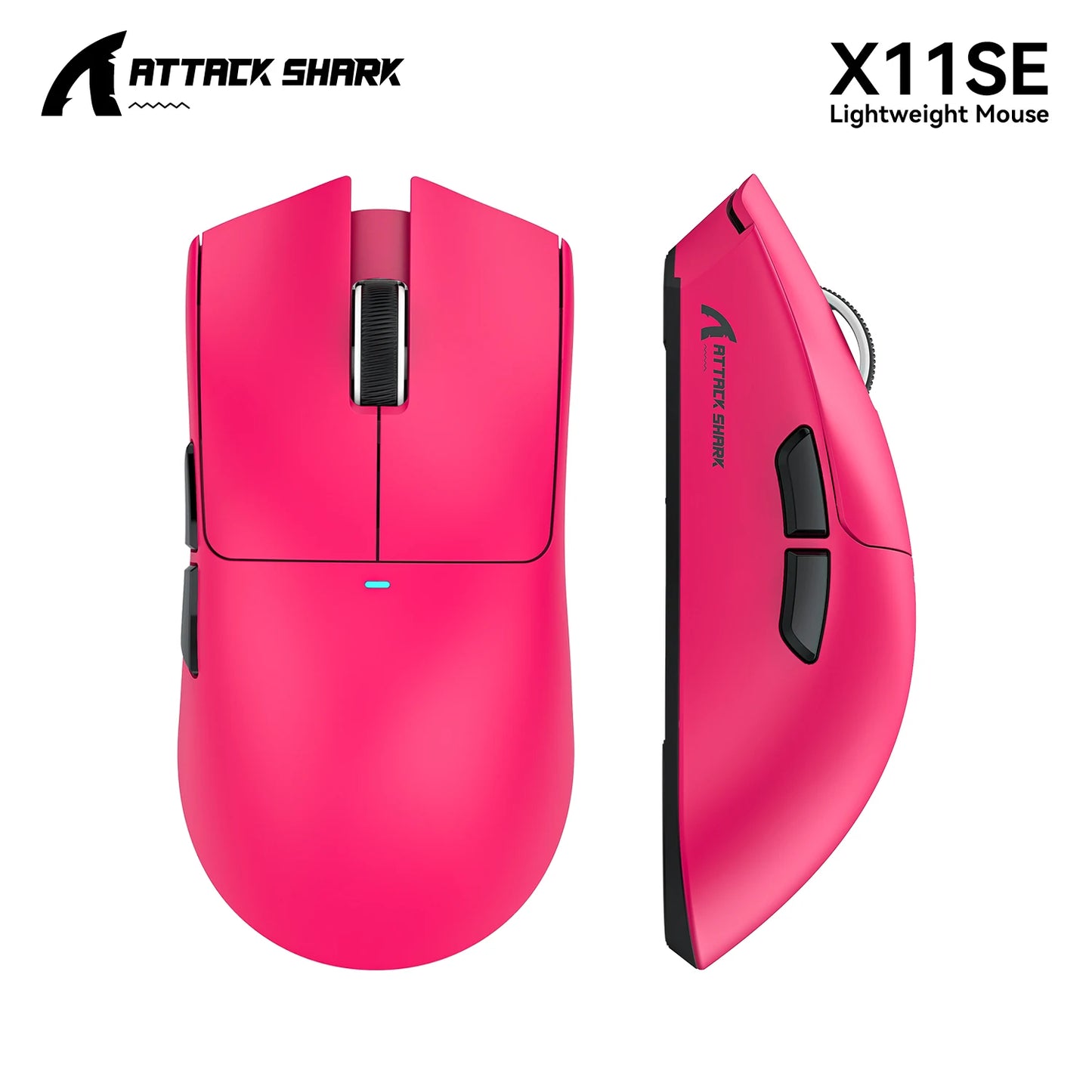 ATTACK SHARK X11 Gaming Mouse and X11 SE Wireless Mouse 22000 DPI, PAW3311 Sensor, BT/2.4G/Wired, 59g Lightweight, 2000W Clicks