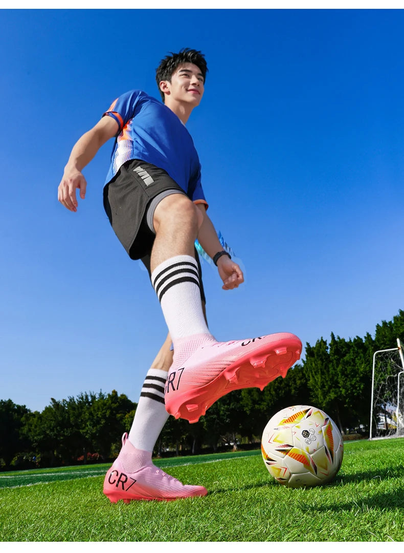 New Men Football Boots Hot Sale Professional Futsal High-quality Soccer Shoes Cleats Women Unisex Ultralight TF/FG Sneakers