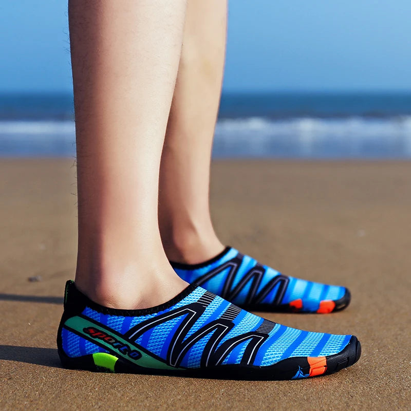 Aqua-schoenen, sneldrogende strand- en waterschoenen, unisex zwem-aquaslippers, barefoot-surfschoenen, Upstream-sneakers, lichte zomersokken voor buiten