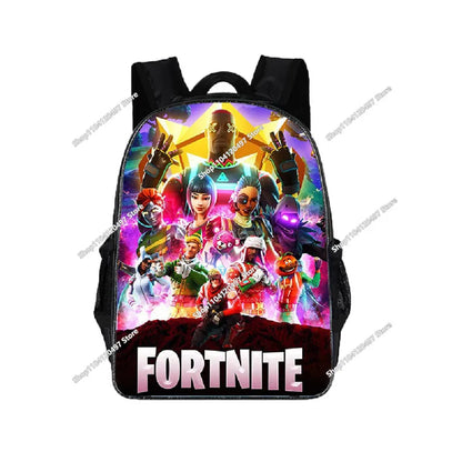 Fortnites SchoolBags Boys Girls Backpacks Large-capacity Knapsack High-quality Bookbags Fortress Night Figure Laptop Bag Gift