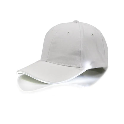 Fiber Optic Cap LED Hat with 7 Colors Luminous Glowing EDC Baseball Hats USB Charging Light Up Caps Performance Led Cap