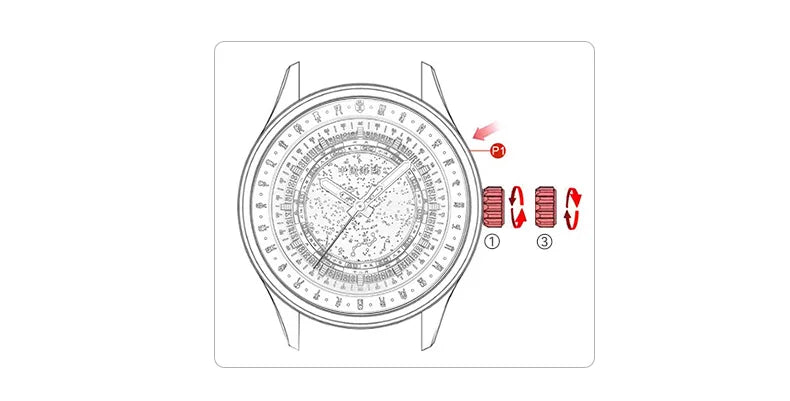 Seagull 24 Solar Terms Men Watch Star Calendar Luxury Watches Creative Big Dipper Automatic Mechanical Wristwatch Reloj New 1078