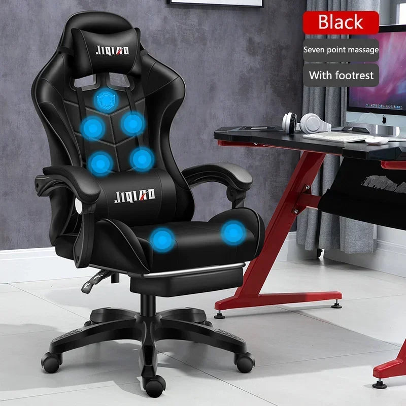 High quality gaming chair RGB light office chair gamer computer Ergonomic swivel chair Massage Recliner New gamer chairs