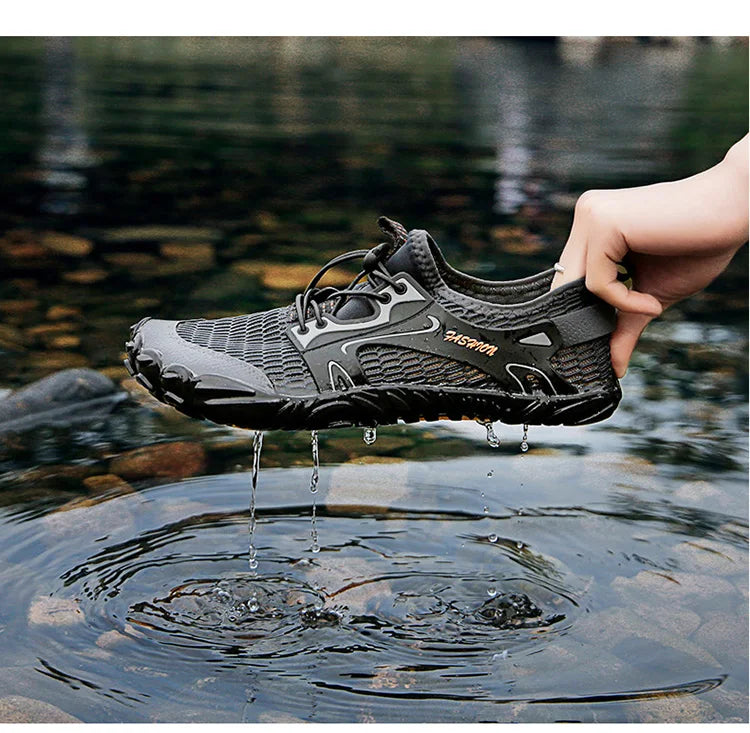 Vandsandaler til mænd, trekking- og vandresko, dræningssko, strandsandaler, hurtigtørrende svømmesandaler, barfodsandaler, dykker-, fiske- og surfesko, sneakers