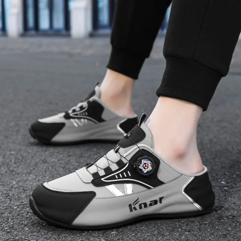 Platform Sneakers with Breathable Trendy Mesh for Summer, New Men's Sports and Leisure Shoes in Large Sizes 39-48