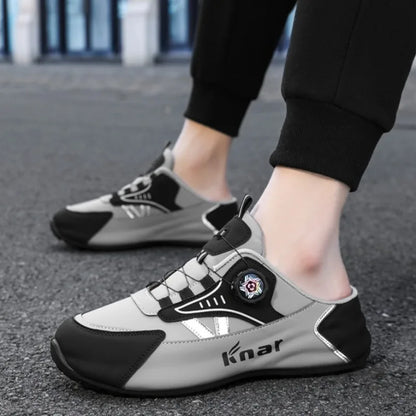 Platform Sneakers with Breathable Trendy Mesh for Summer, New Men's Sports and Leisure Shoes in Large Sizes 39-48