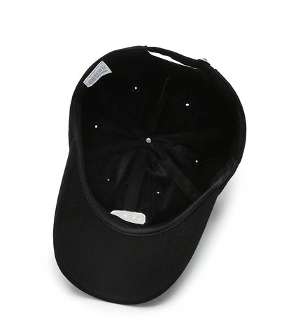 Four Seasons Cap, Polyester Cotton Embroidered Smiley, Lesbial Baseball Cap, Sunscreen Breathable Hat