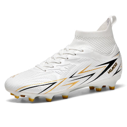 Bottes de Football professionnelles pour hommes, chaussures de Football pour adultes, baskets de sport de plein air, crampons de Football ultralégers, entraînement