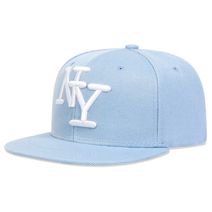 Unisex betűhímzéses hip-hop sapkák tavasz-ősz szabadtéri állítható alkalmi baseball sapkák napvédő sapka