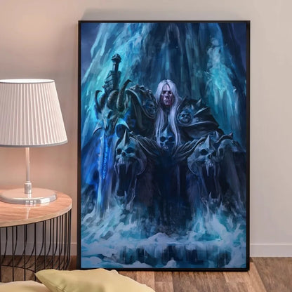 World of Warcraft-spilplakat – udskrifter og plakater i god kvalitet – plakat i HD-kvalitet – vægkunst – maleri – studie – boligindretning