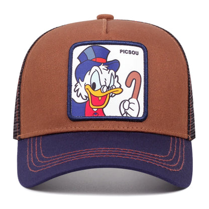 High Quality Brand Anime Cartoon Snapback Cotton Baseball Cap Men Women Hip Hop Dad Mesh Hat Trucker Hat Dropshipping