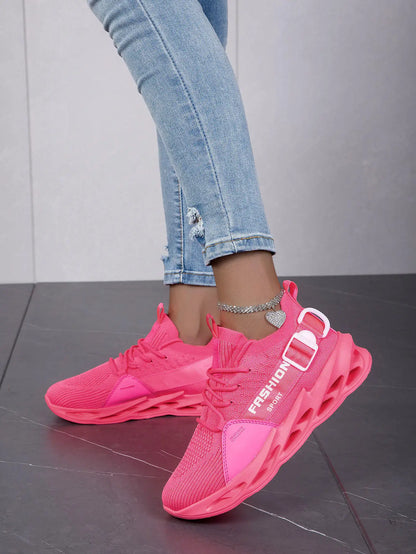 Hot Sale Fashion Purple Casual Sneakers Women Men Blade Running Shoes Big Size 48 Light Breathable Sports Shoes Men Mesh Sneaker