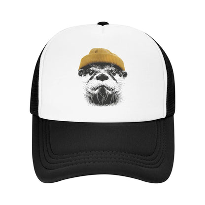 Unisex Steve Is Not Getting Smarter As He Gets Older Otter  Trucker Hats Mesh Baseball Cap Dad Hat  Adjustable Trucker Cap