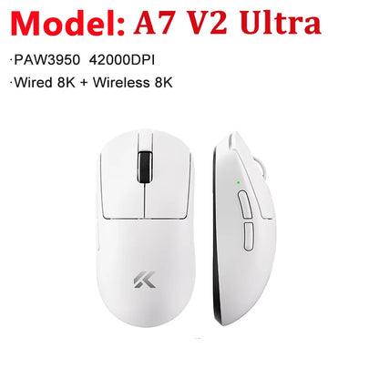 MCHOSE A7 V2 Ultra Pro Wireless Gaming Mouse 42000DPI PAW3950 8K