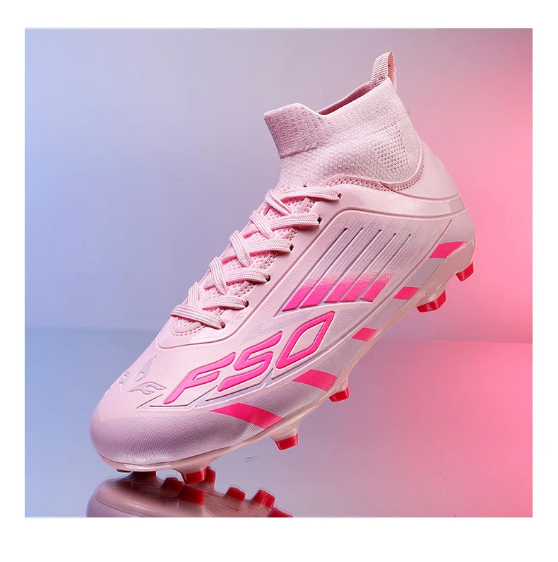 New Men Football Boots Non-Slip Boys Grass Cleats High-quality Match Soccer Shoes Hot-selling Sneakers Outdoor High-top Light