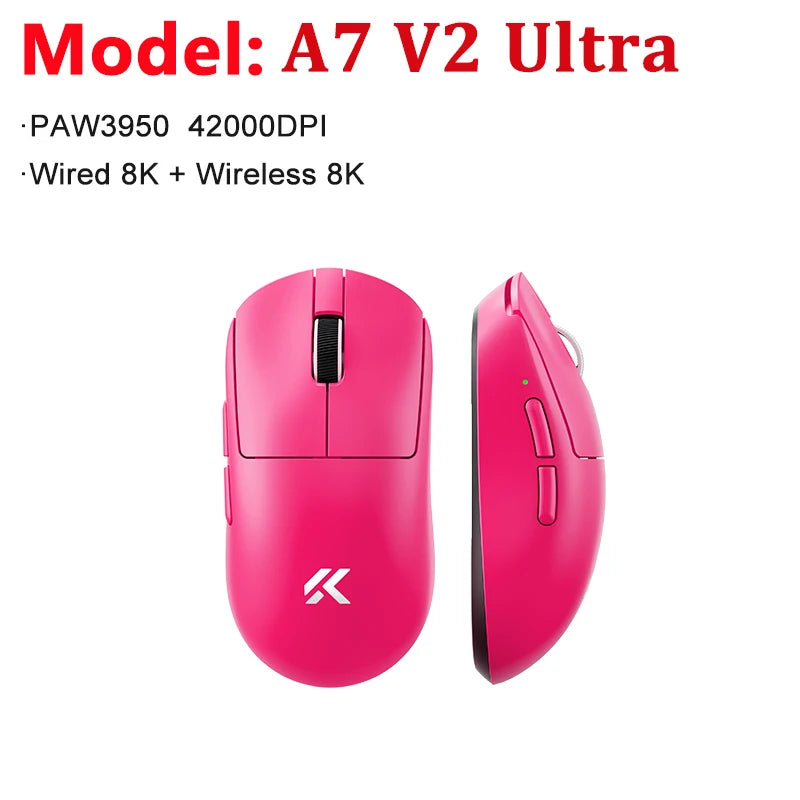 MCHOSE A7 V2 Ultra Pro Wireless Gaming Mouse 42000DPI PAW3950 8K