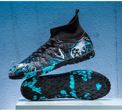 Men Professional Football Shoes Society Cleats Soccer Shoes Original Indoor Football Field Boots Grass Training TF/FG Sneaker