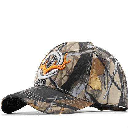 Deer Hunting Camouflage Hats Adjustable Fishing Baseball Cap Embroidered Man Women Trucker Dad Hat Outdoor Activies Adjustable