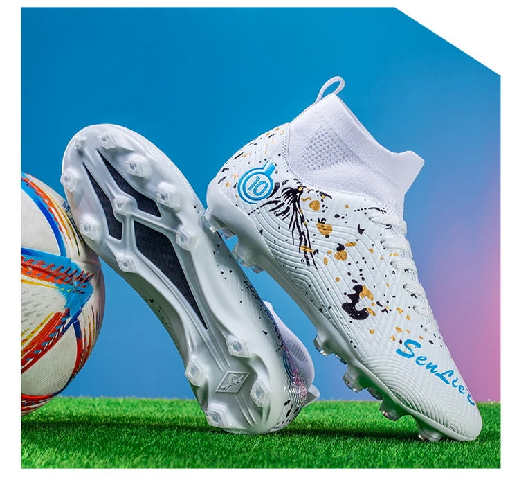 Botas de fútbol de alta calidad para hombre, zapatillas de fútbol para niños y adolescentes, botas de fútbol para niños, zapatillas deportivas unisex de fútbol