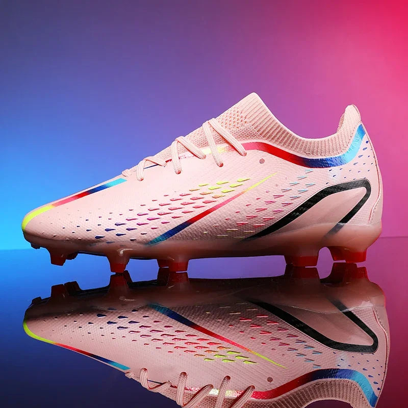 Nouveaux hommes chaussures de Football ultralégères TF/FG bottes de Football professionnelles unisexe antidérapant de haute qualité en gros livraison directe formation