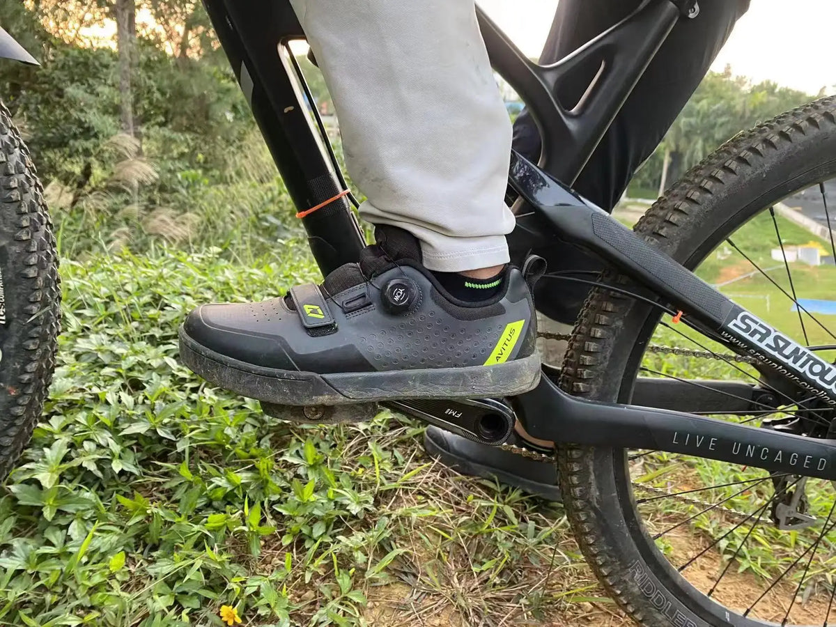 AVITUS Zapatillas MTB Shoes Flat Pedals Rubber Sole FreeRide Mountain Bicyle Downhill Enduro Dual Slalom Men Cycling Shoes