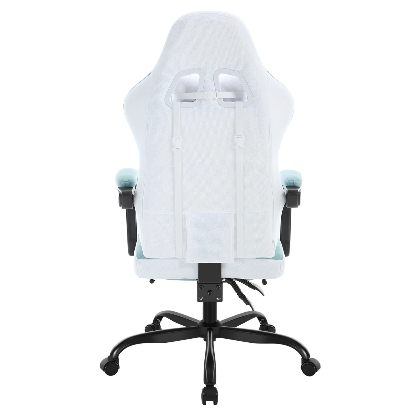 Silla de ordenador giratoria WOLTU con función de masaje, silla de oficina ergonómica con almohada y reposapiés, silla gaming ajustable en altura