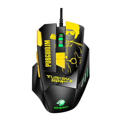 USB Wired Mouse Professional Gaming Mouse 6800DPI Macro Definition D Aggravated Computer Mouse for CF LOL