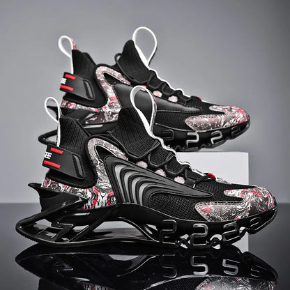 Printemps hommes baskets chaussures décontractées respirantes de haute qualité antidérapant amortissement chaussures de sport en plein air confortable maille chaussures Zapatillas