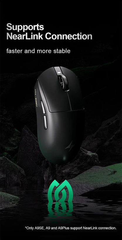 ATK Dragonfly A9 SE Plus Pro Max Ultra Wireless Gaming Mouse NearLink Ultra-lightweight Tri-mode Dual 8K Ergonomic E-sports Mouse