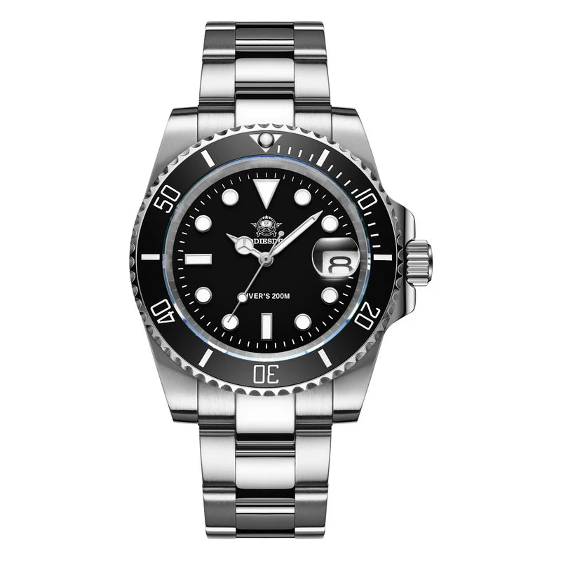 ADDIESDIVE Watch Men's Waffle Strap 200m Waterproof Outdoor Sports Watch C3 Super Luminous Quartz Watch  Relogios Masculino