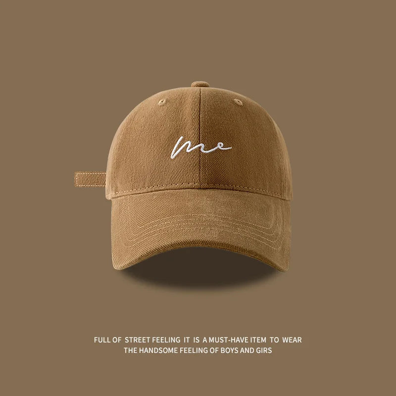 1pc leisure relax Face recognition hat,duckbill cap,men's embroidered letters,simple and versatile,fashionable baseball caps
