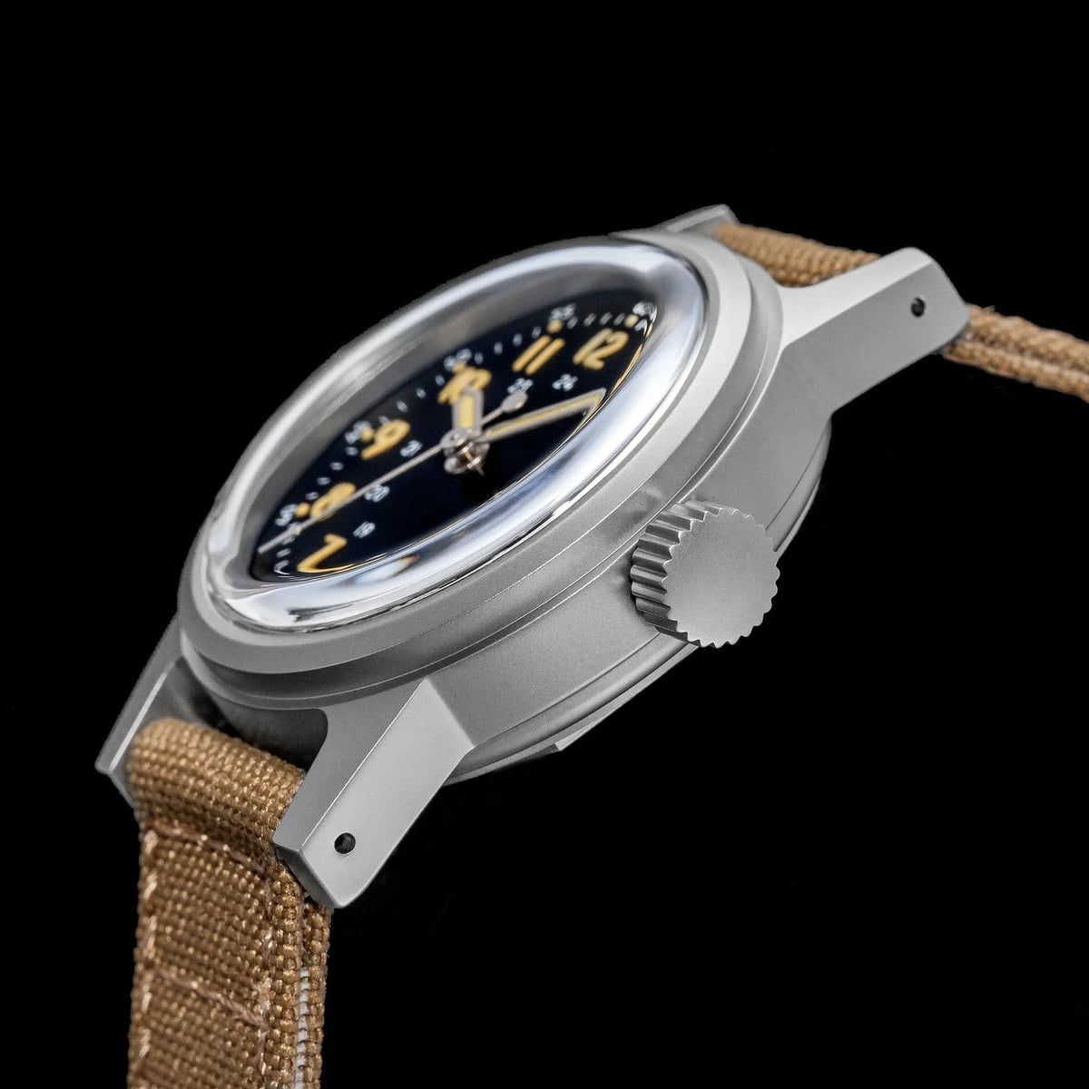 THORN Retro vojenské hodinky 36 mm s strojkem NH35A SHY-043 Sportovní hodinky Unisex Pánské a dámské Luxusní