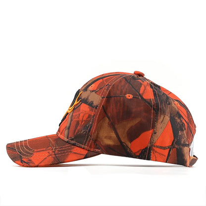 Deer Hunting Camouflage Hats Adjustable Fishing Baseball Cap Embroidered Man Women Trucker Dad Hat Outdoor Activies Adjustable