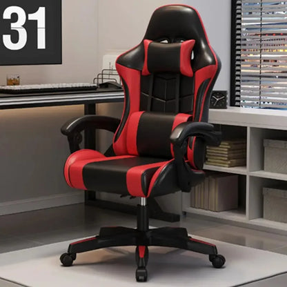 Ergonomic Gaming Chair for Home Office Long Hours Streamers Adjustable Reclining Lightweight Durability