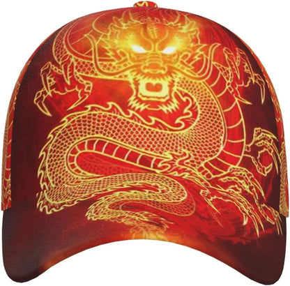 Καπέλο Dragon Snapback για άνδρες, καπέλα μπέιζμπολ, ανδρικό καπέλο ηλίου, ρυθμιζόμενο καπέλο Trucker για γυναίκες και άνδρες