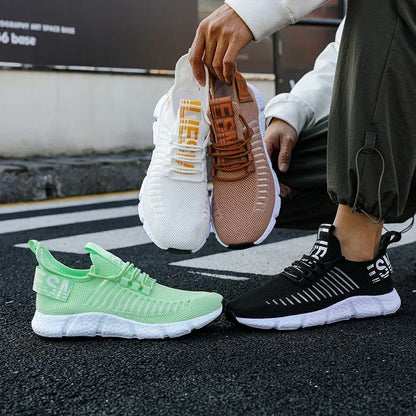 Summer Men's Sneakers Lightweight Breathable Mesh Outdoor Casual Shoes Fashionable Tennis Training Shoes Men's Shoes Free Shipping