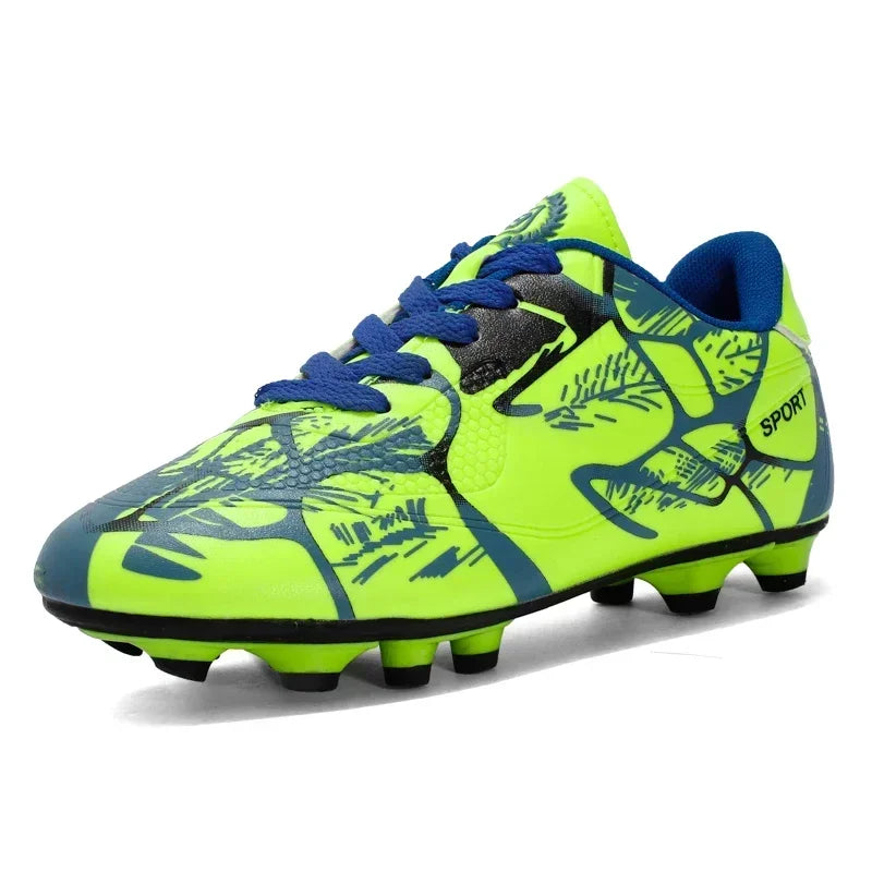 Chaussures de football pour hommes et enfants, crampons, ultra-légères, antidérapantes, pour terrain gazonné, chaussures de football professionnelles pour adultes, chaussures d'entraînement pour garçons, livraison direc