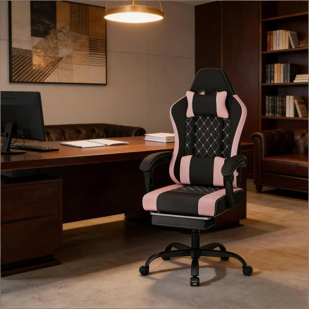 Soft Massage Gaming Chair,Ergonomic Computer Chair,Swivel Office Chair(Office Chair Only)