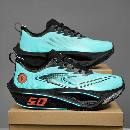 New Sports Shoes for Men&Women, Running Sneakers, Carbon Plate, Male Marathon Racing, Shock-absorbing, Athletics Training Shoes