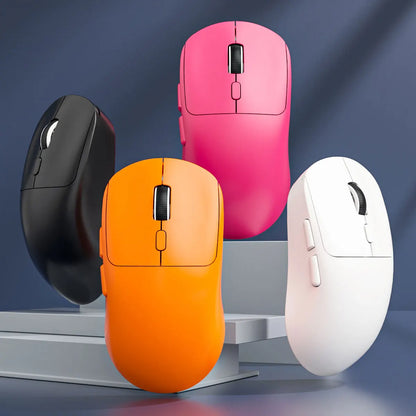 Silent Wireless Mouse 4 Colors Rechargeable Ergonomic Gaming Mice Dual-Mode Bluetooth Computer Gamer Mouse for iPad Office PC