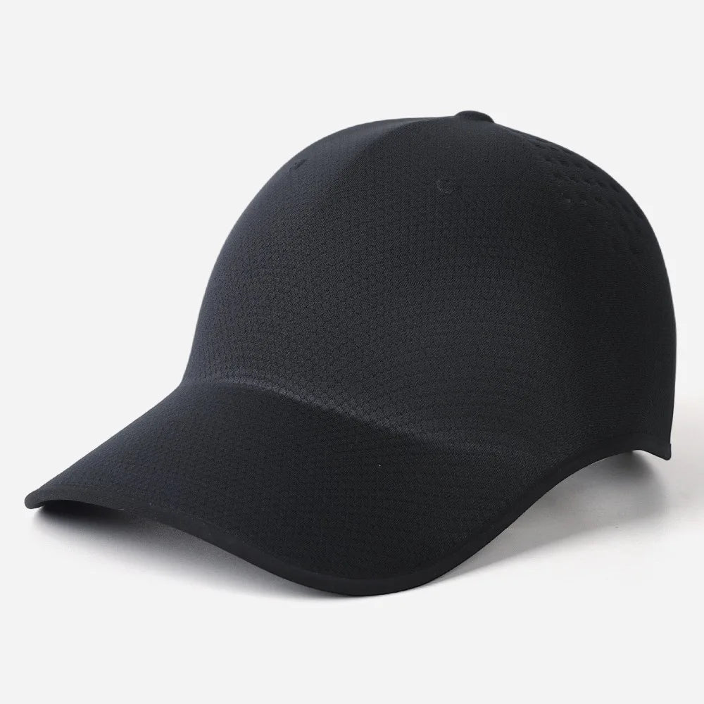 Creative Gift Seamless Baseball Cap Quick Drying Packable Sports Hat Polyester Lightweight Visor Cap