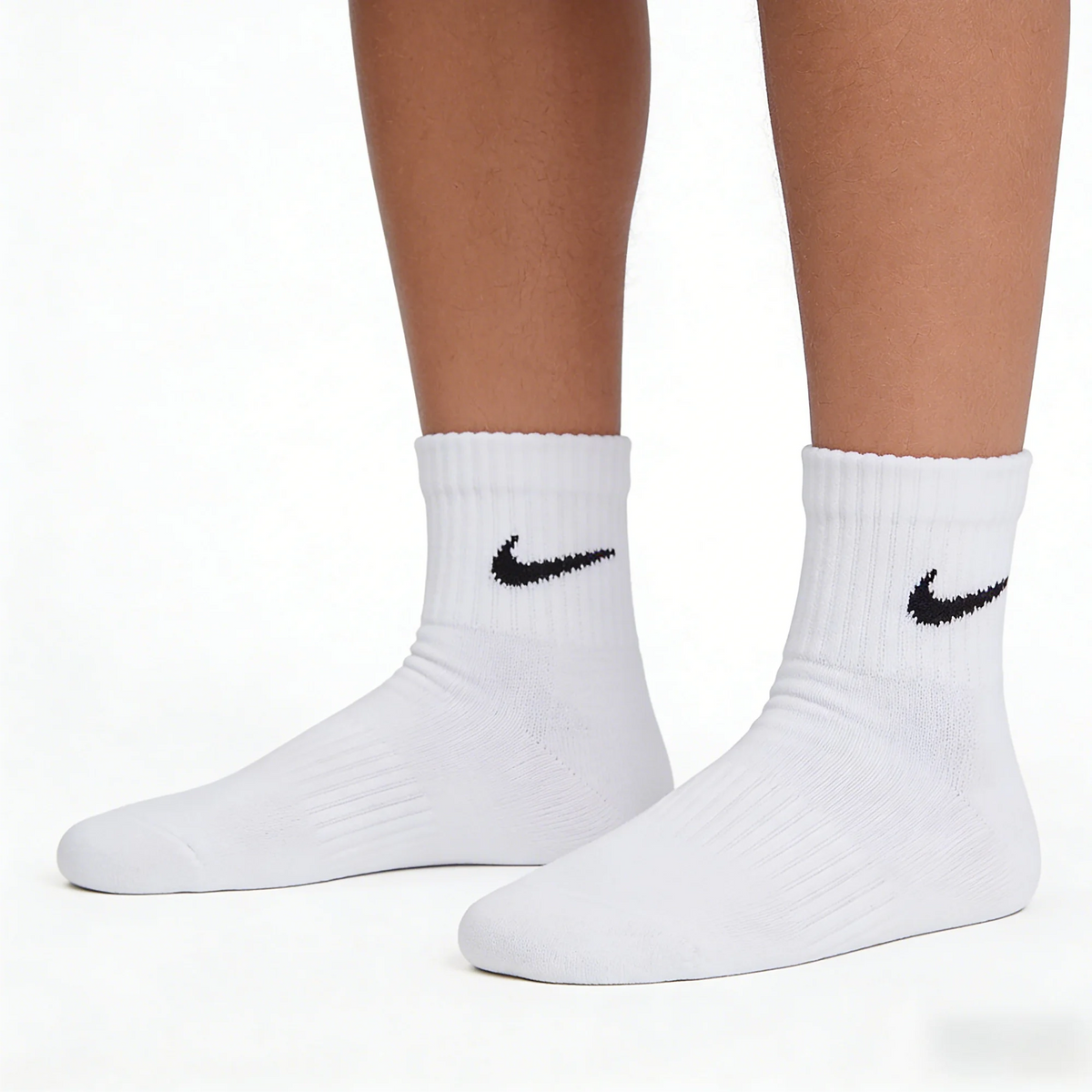 Nike Socks Nike Basketball Thickened Socks Sports Long Socks with Dri-FIT Technology for Breathability 3-Pack SX7667-100