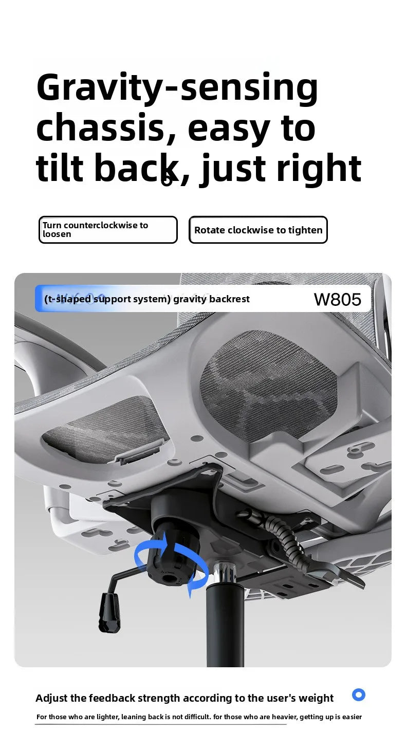 Multi-functional Chair Office Chair Computer Chair Recliner Chair Nap Ergonomic Chair Swivel Chair E-sports Chair