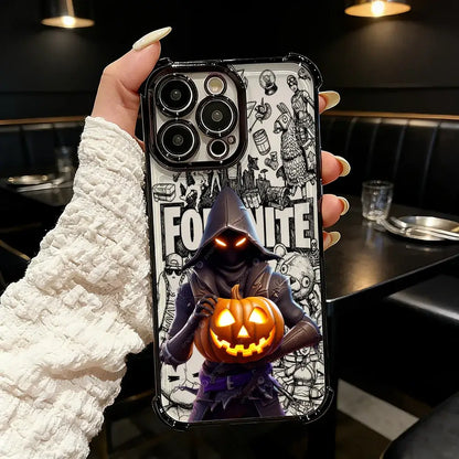 Beliebte FortniteS-Gaming-Handyhülle mit Beschichtung für Samsung S26 S25 S24 S23 S22 S21 S20 FE Note20 Edge Plus Ultra 4G 5G, stoßfest